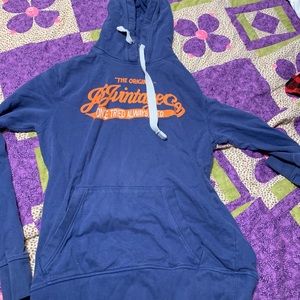 Blue hoodie